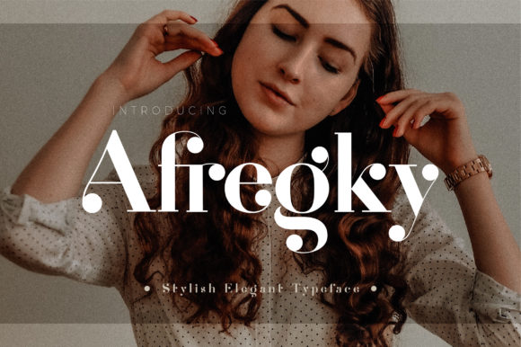 Afregky: The Elegant Serif Font for Crafters