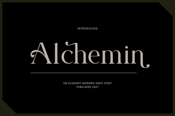 Alchemin: A Serif Font for Elegant Web Design