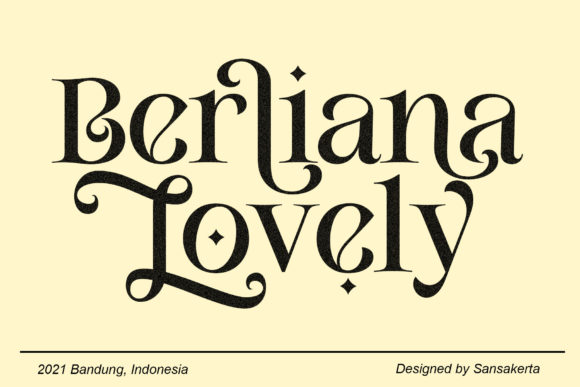 Berliana Lovely: A Serif Font for Editorial Design