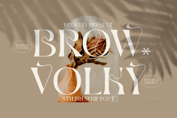 Brow Volky: A Serif Font for Strong Branding