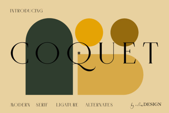 Coquet Font: Elevating Web Design with Elegant Serifs
