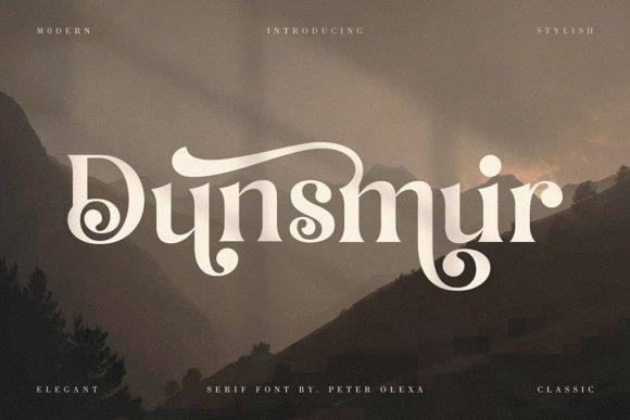 Dunsmuir Serif Font for Web Design