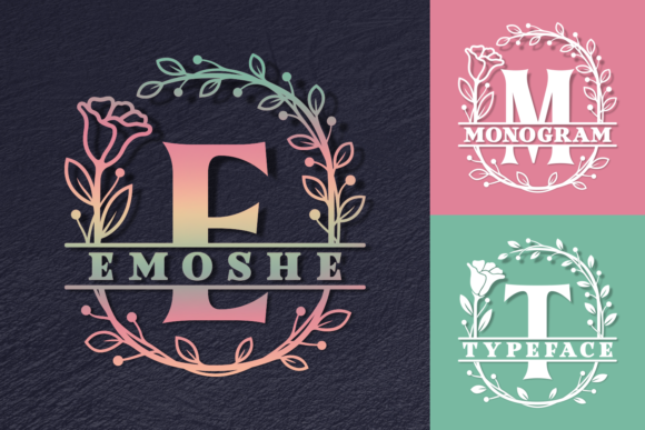 Emoshe: An Elegant Decorative Font for Editorial Design