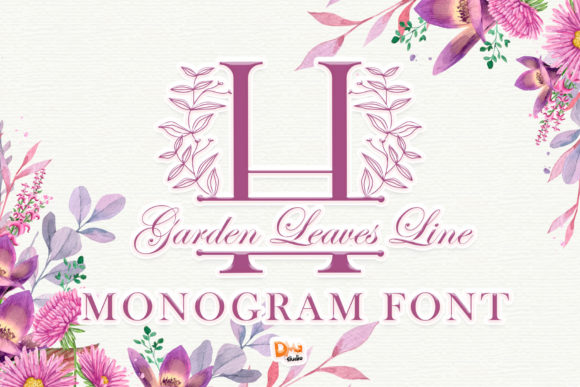 Garden Leaves Line: The Decorative Font for Marketers