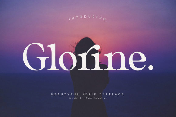 Glorine: A Distinct Serif Font for Editorial Design