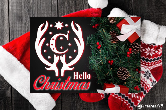 Hello Christmas Monogram: A Festive Typeface for Editorial Design