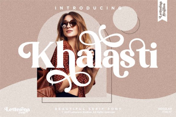 Khalasti: A Bold Serif Font for Digital Design
