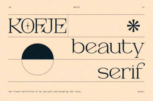 Kofje: A Refined Serif Font for Editorial Design