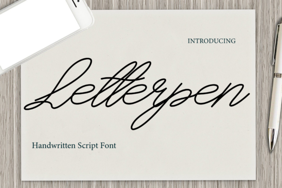 Letterpen: A Refined Handwritten Typeface for Editorial Design