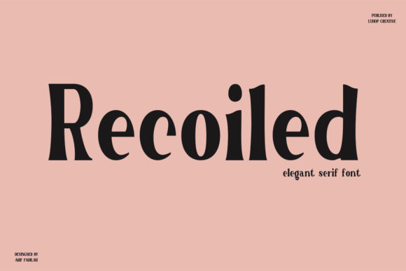 Recoiled Font Review: Bold Serif for Branding