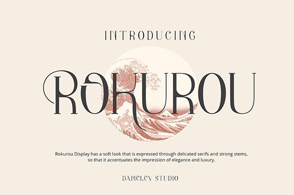 Rokurou: An Elegant Serif Font for Modern Web Design