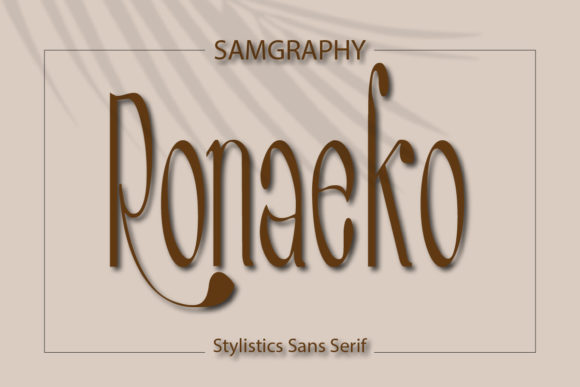 Ronaeko: A Slab Serif Font for Modern Campaigns