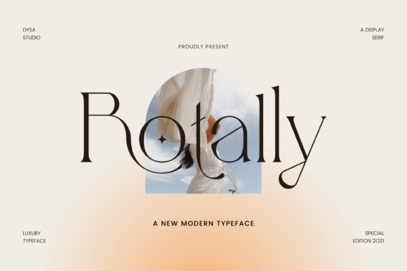 Rotally: A Serif Font for Elegant Branding