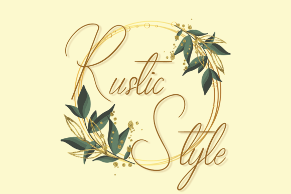 Rustic Style Font for Authentic Branding