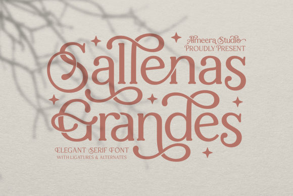 Sallenas Grandes: A Refined Serif Typeface