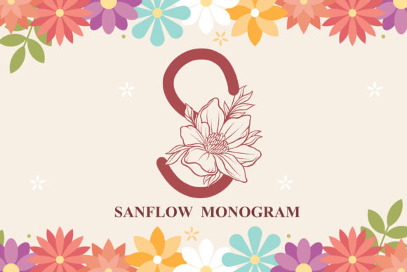 Sanflow Monogram: A Premium Font for Elegant Branding